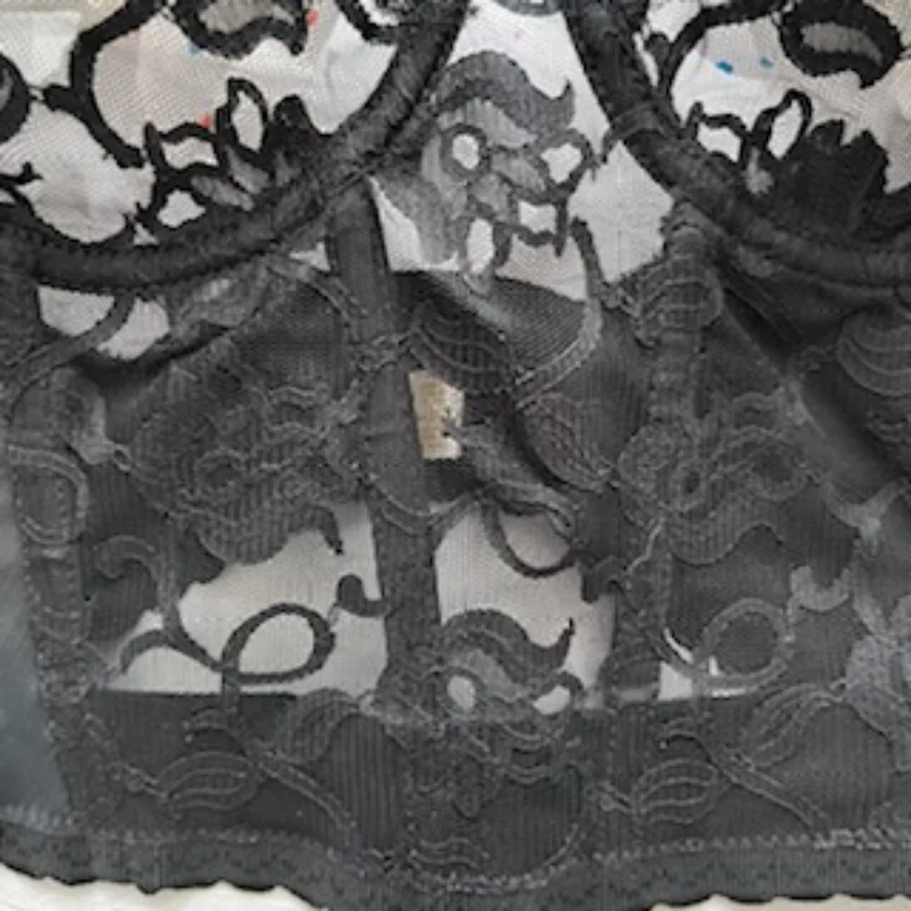 VICTORIAS SECRET GOLD LABEL VINTAGE BLACK LACE CORSET SIZE 36B - Picture 13 of 16